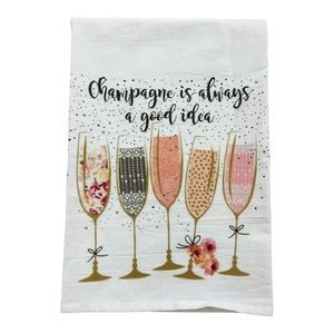 Champagne Tea Towel